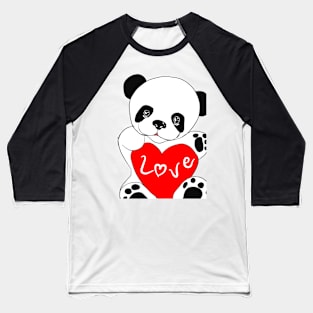 Panda love you Baseball T-Shirt